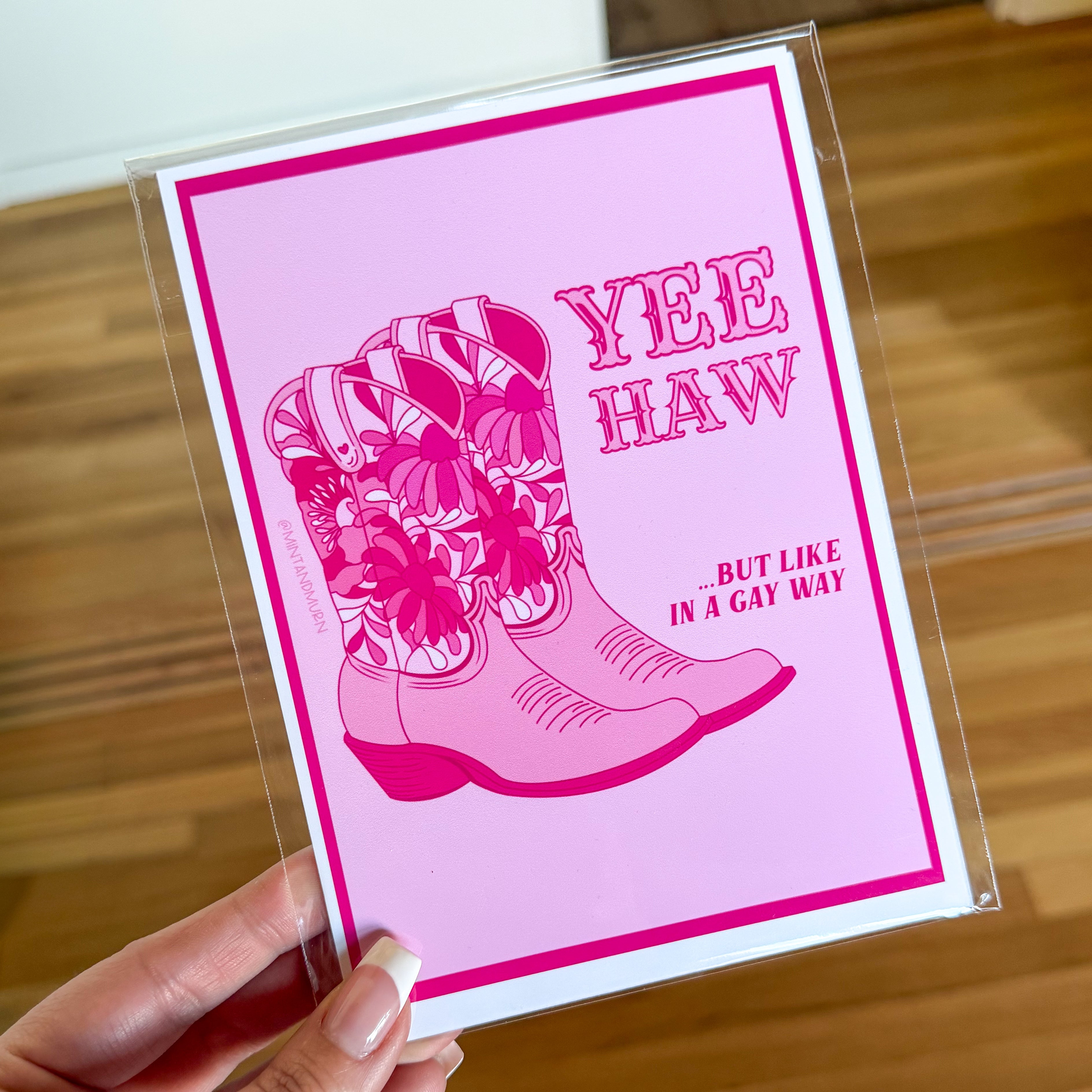 gay cowboy • 5x7 print