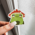 red mushie froggie