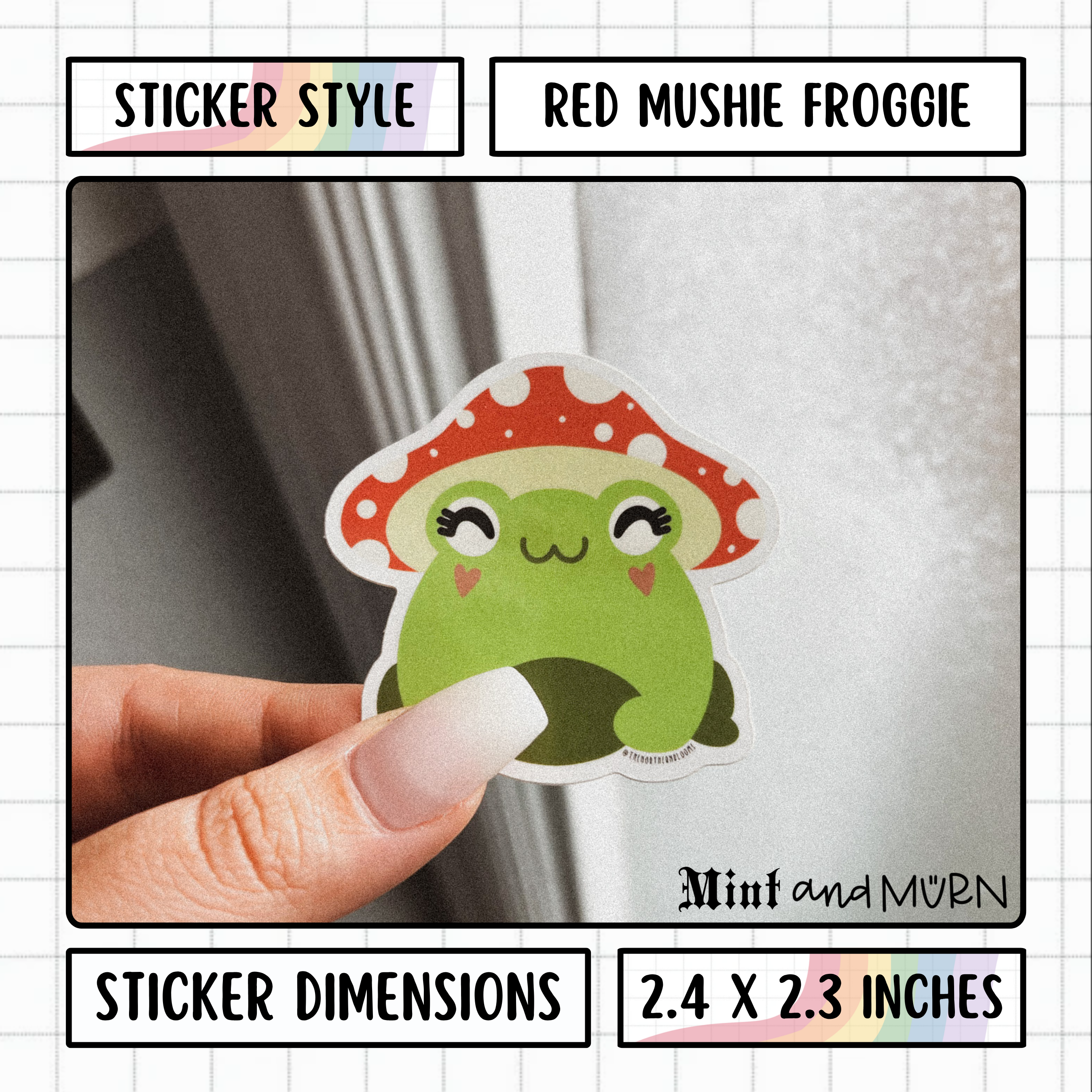 red mushie froggie