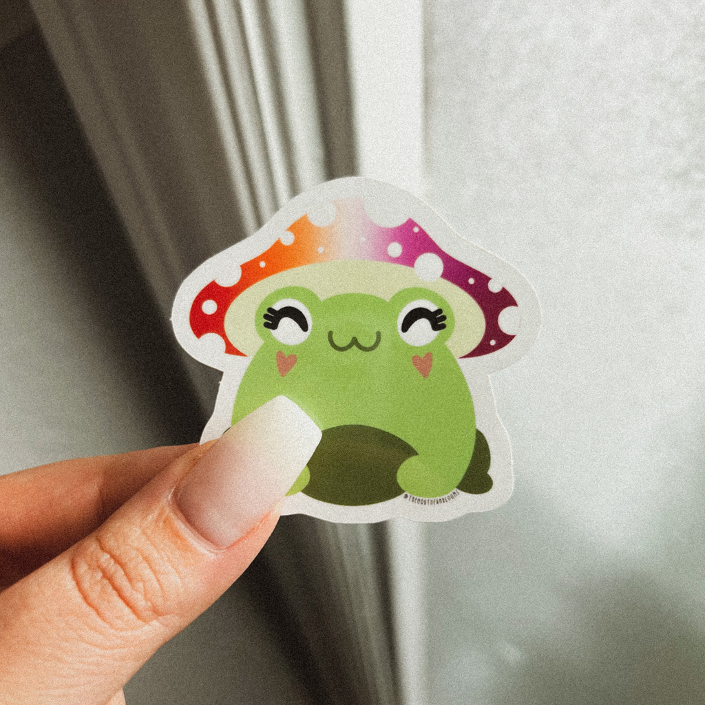 lesbian pride froggie