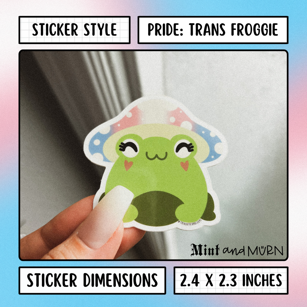 trans pride froggie