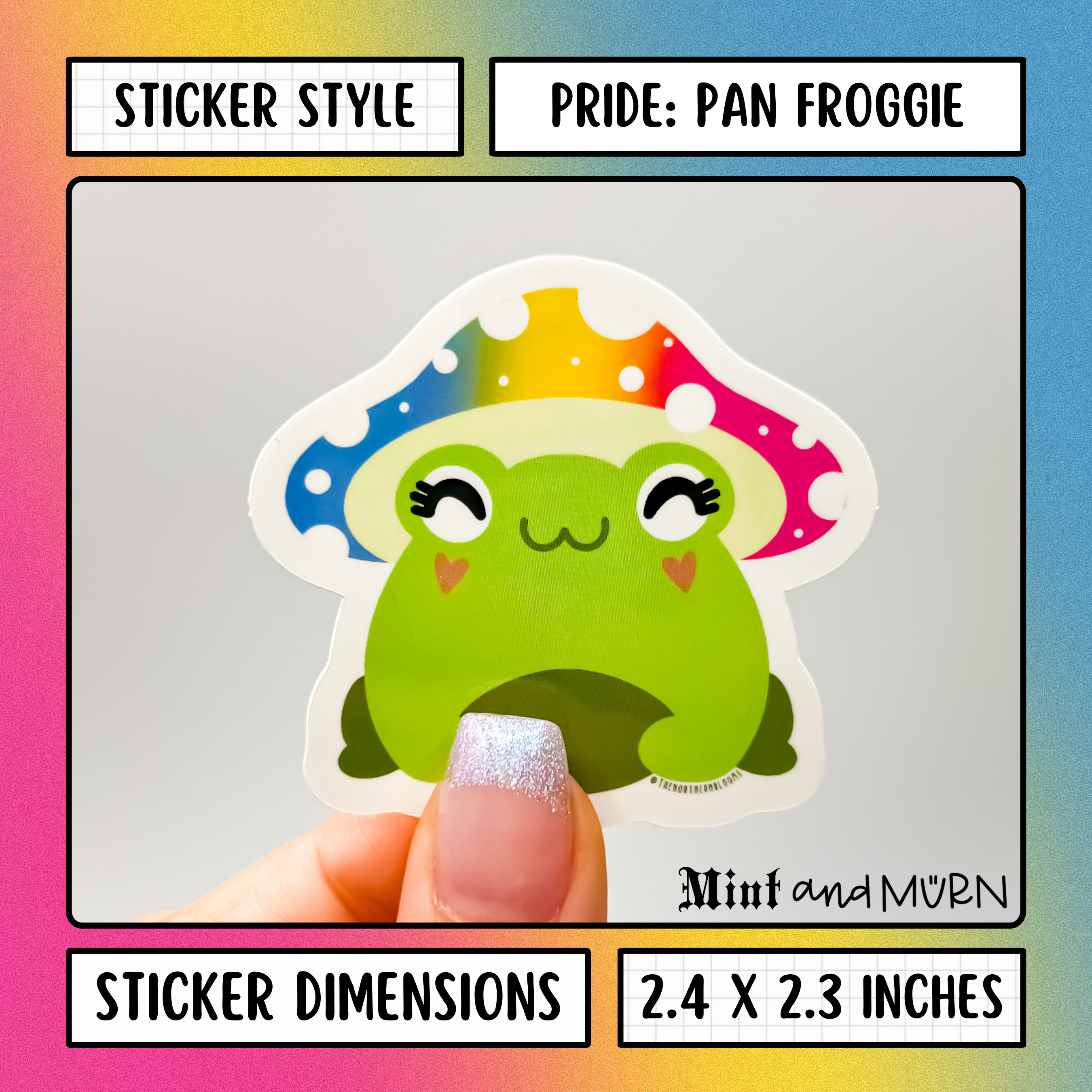 pan pride froggie