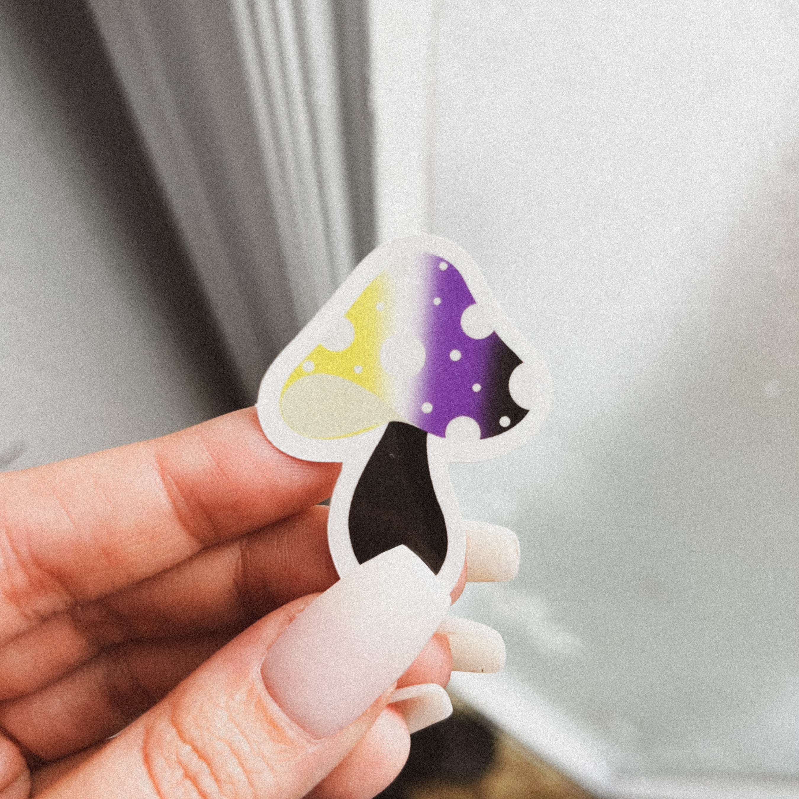 enby pride mushie