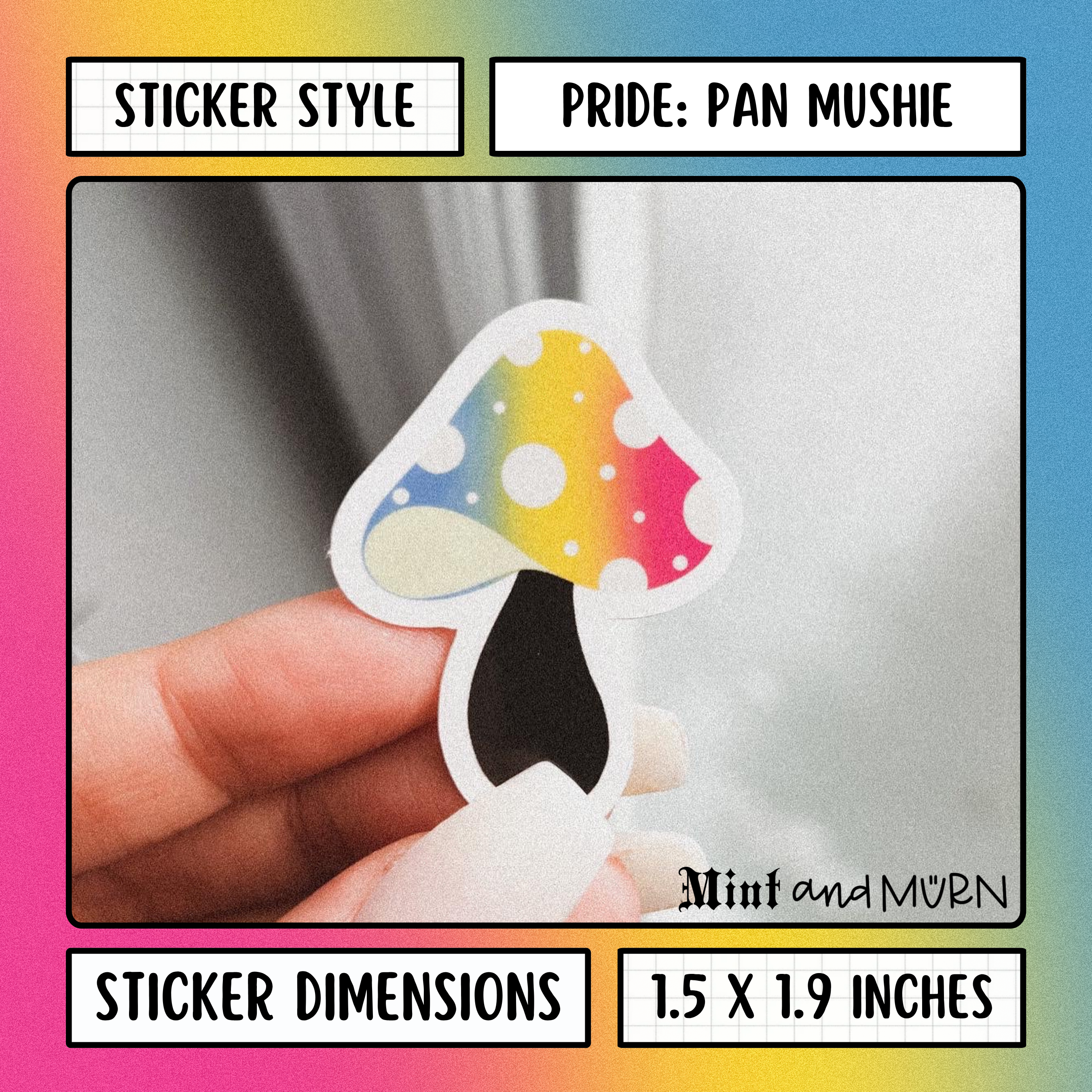 pan pride mushie