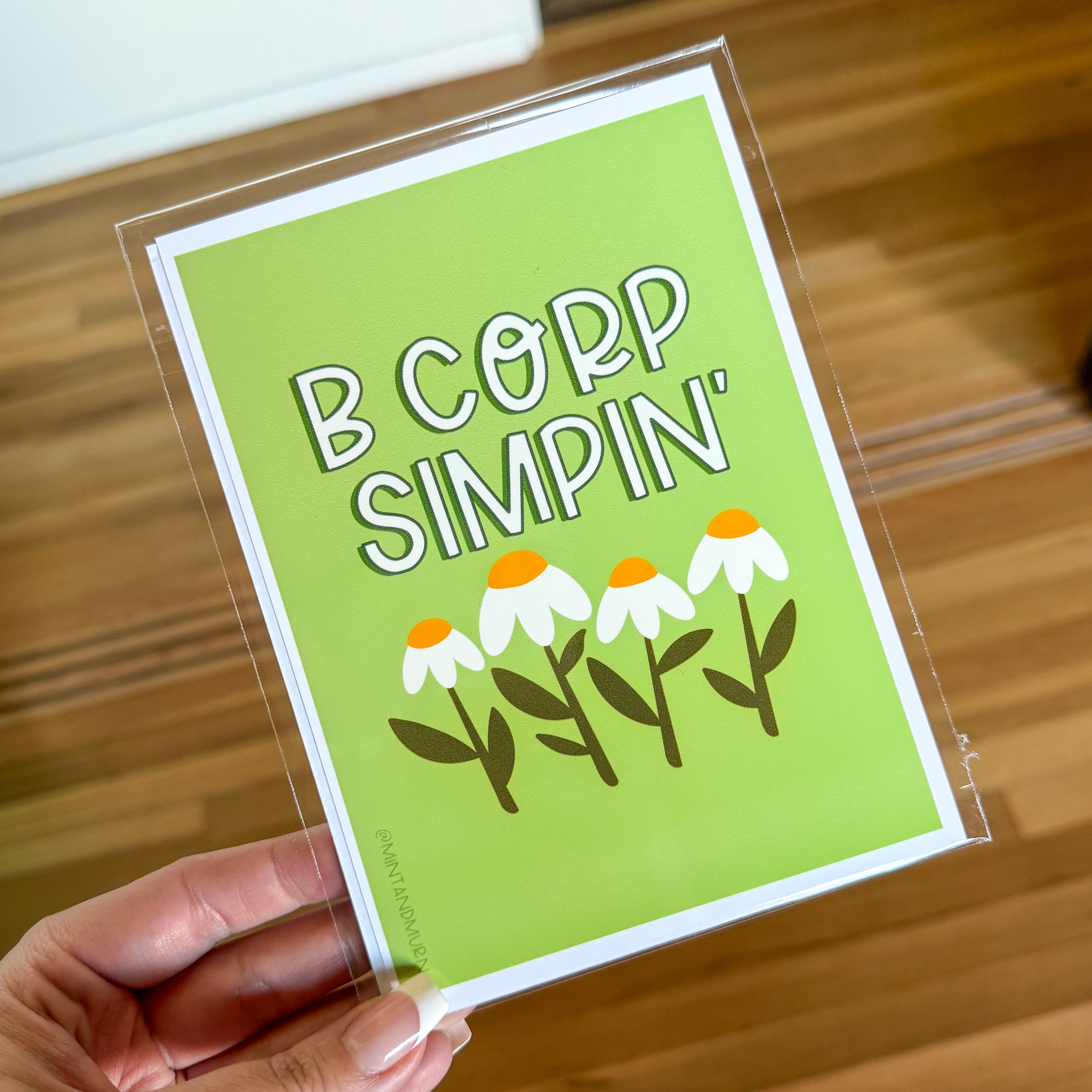 b-corp simp • 5x7 print